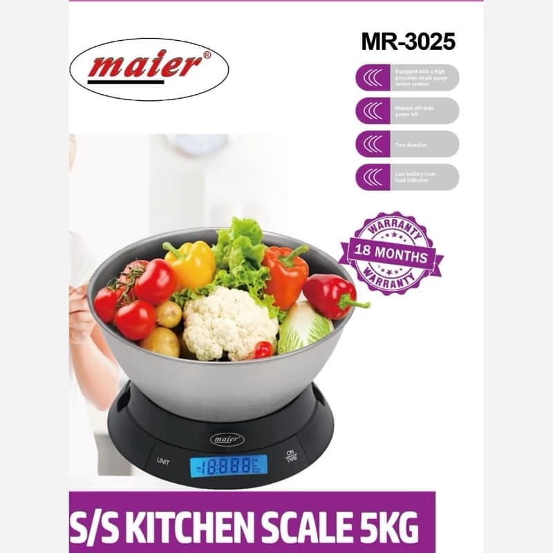 ترازو آشپزخانه مایر مدل Maier MR-3025 — تصویر ۲