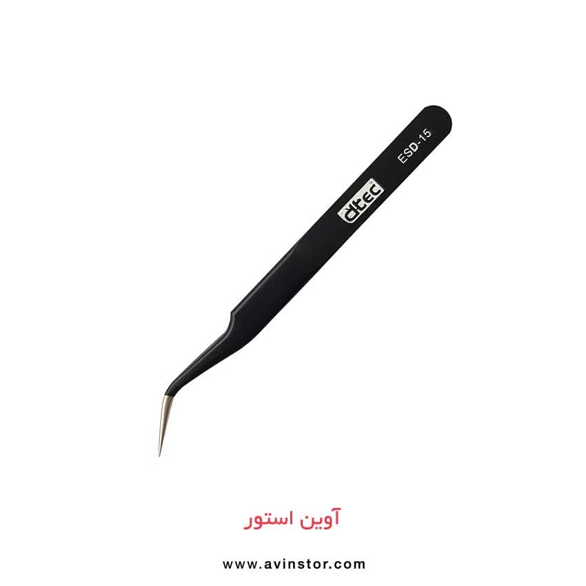 پنس آنتی استاتیک سرکج ESD-15