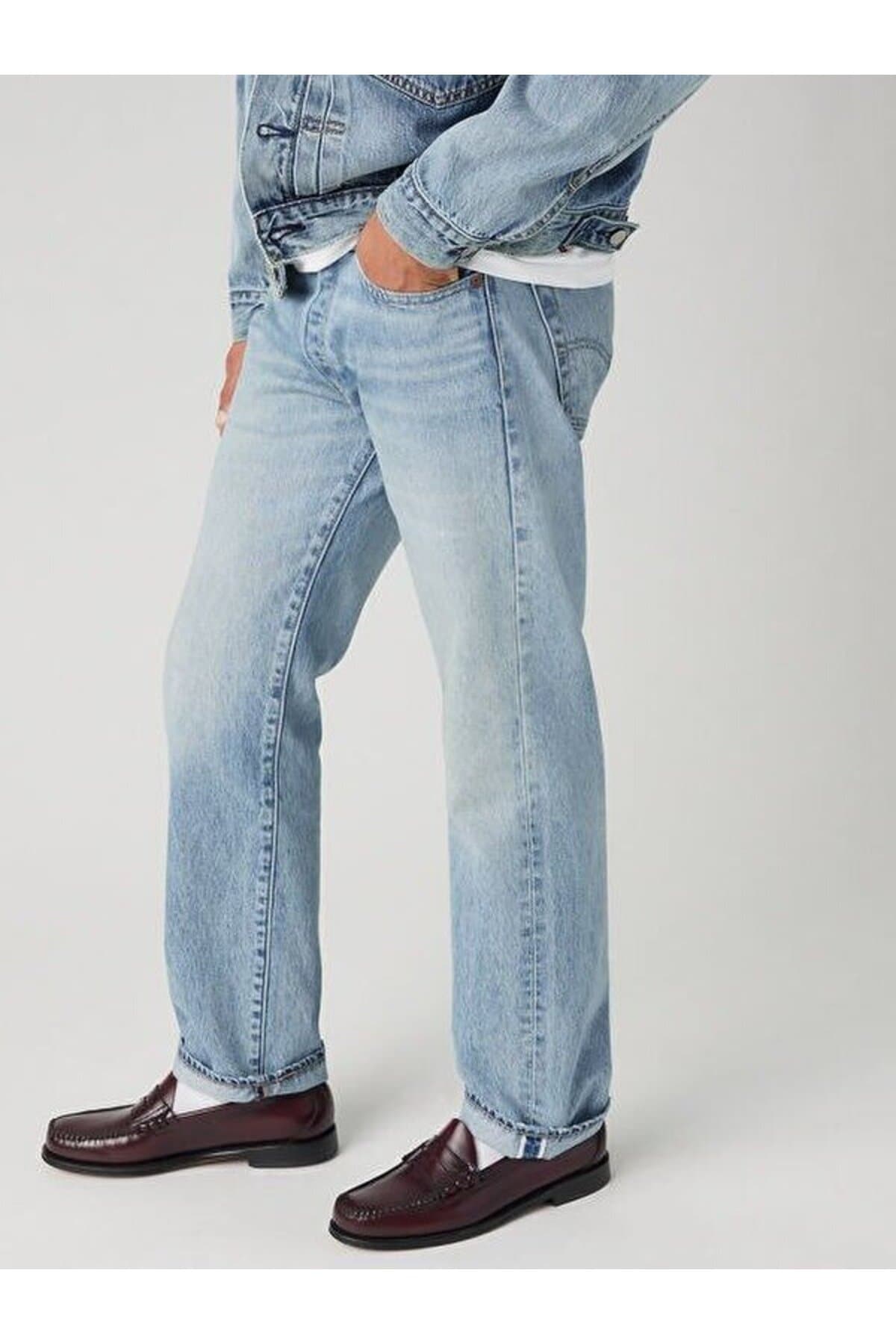 شلوار جین لیوایز مردانه پاموک آبی راسته Regular/رگولار فاق نرمال | Levi’s A773500350 PK — تصویر ۸