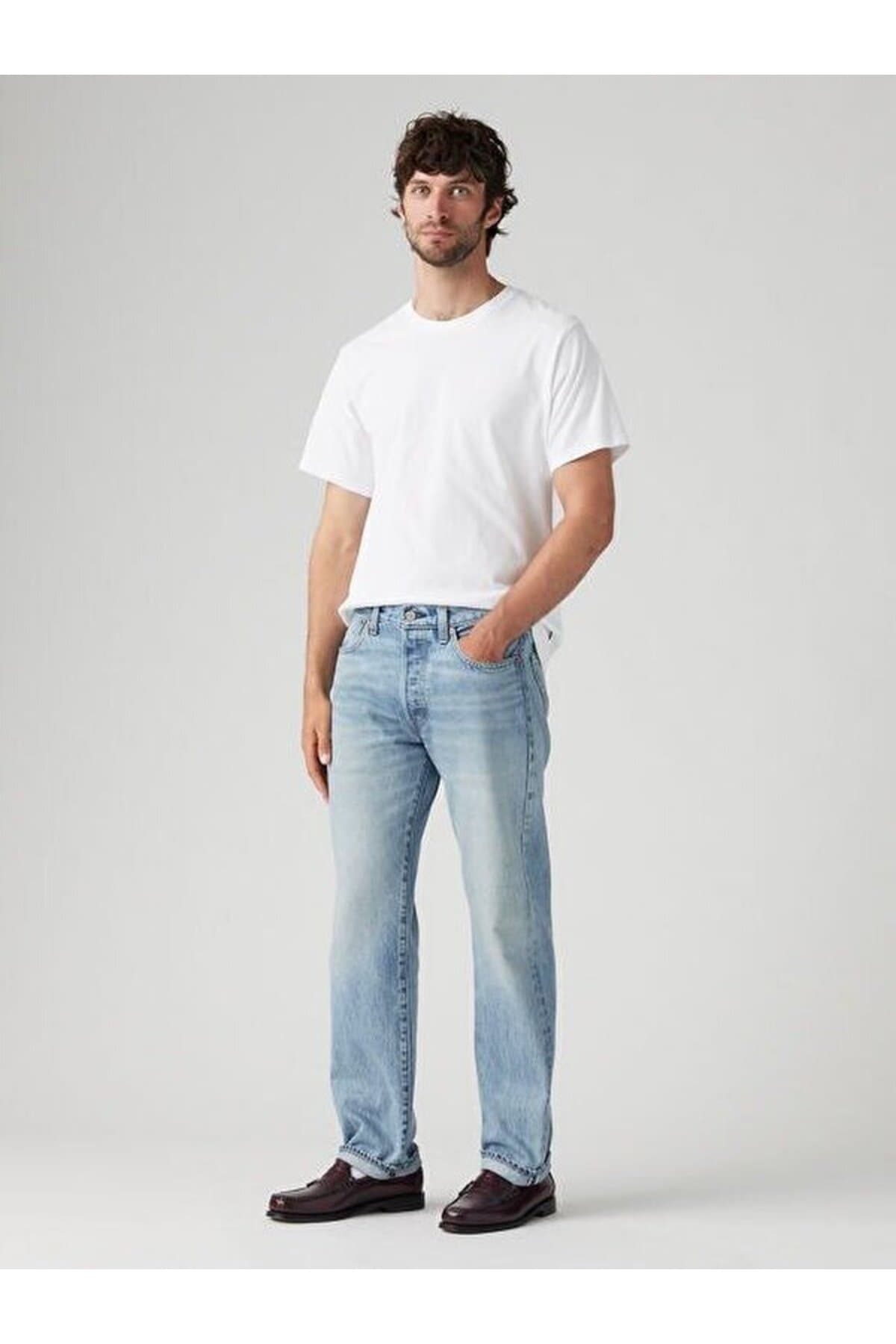شلوار جین لیوایز مردانه پاموک آبی راسته Regular/رگولار فاق نرمال | Levi’s A773500350 PK