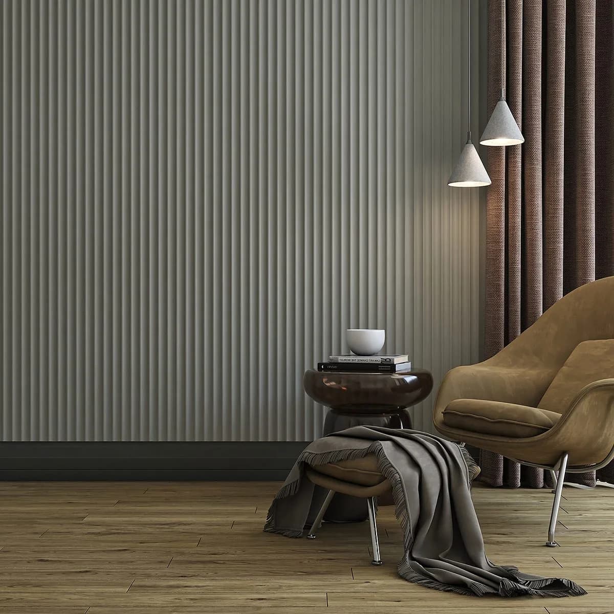 پروفیل MDF دیواری AGT مدل LB-3846 کد 730 — تصویر ۳