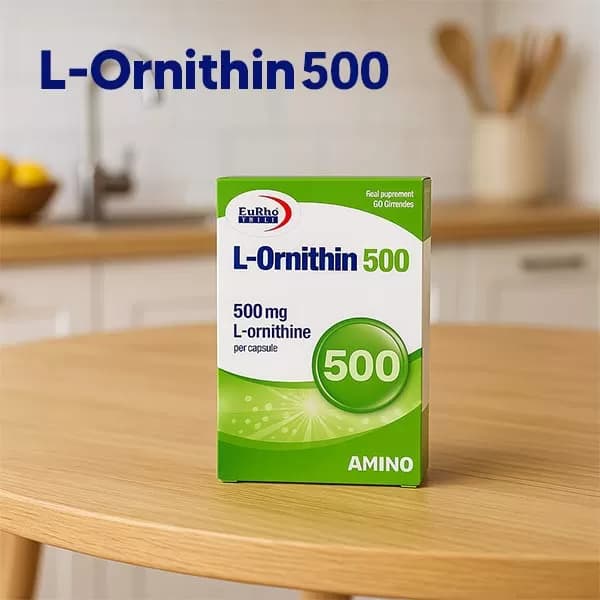 ال اورنیتین 500 میلی گرم یوروویتال | 60 عدد