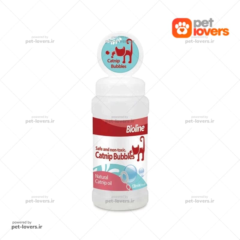 حباب ساز گربه بایولاین با روغن طبیعی کت نیپ Bioline وزن ۱۲۰ گرم