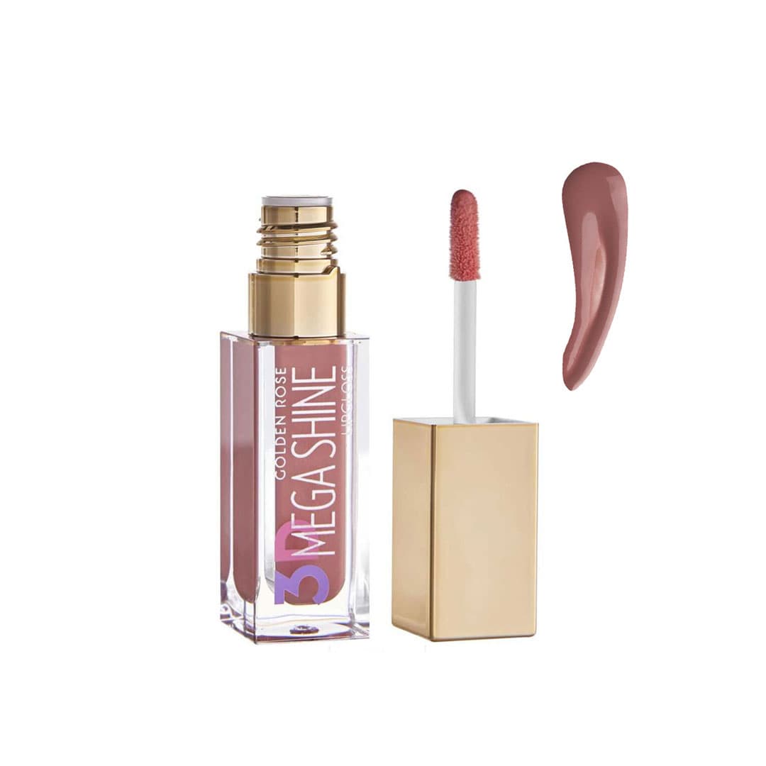 رژ لب مگاشاین مایع حجم دهنده Mega Shine گلدن رز