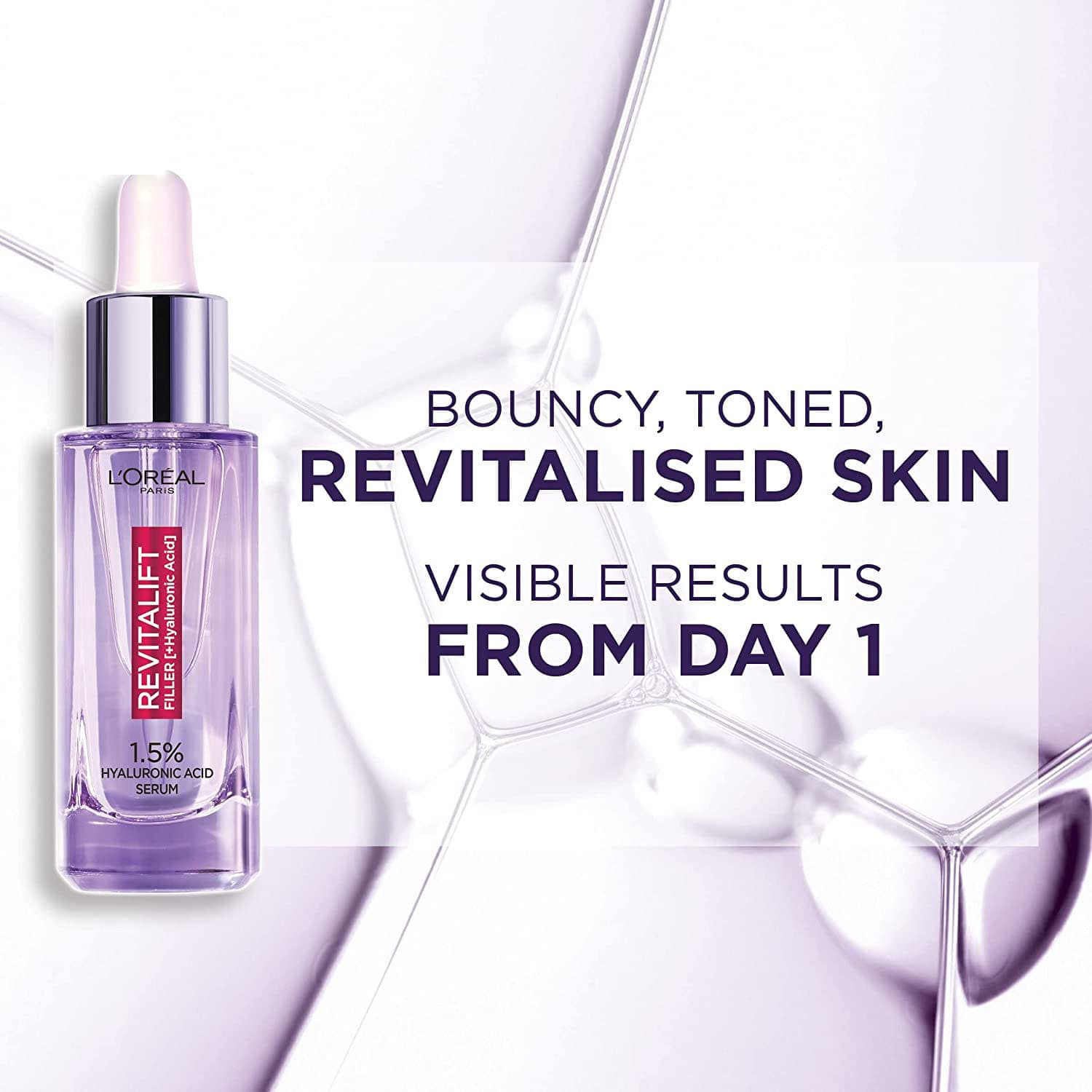سرم ضد چروک و آبرسان لورال مدل Loreal Revitalift Filler — تصویر ۴