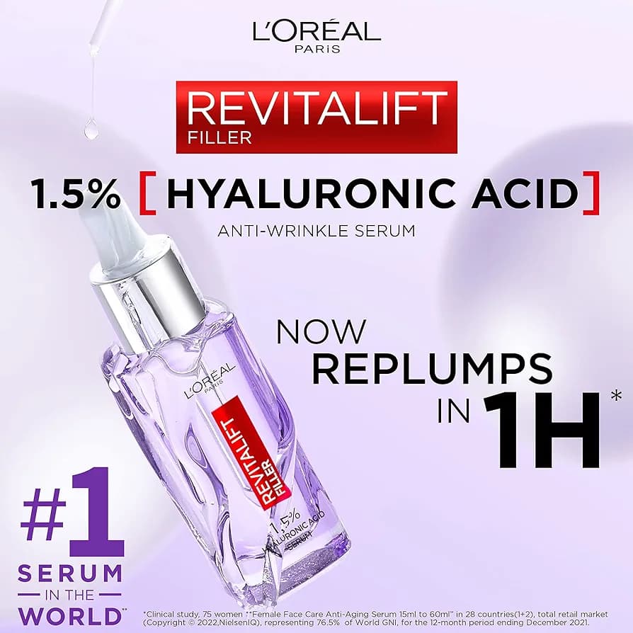 سرم ضد چروک و آبرسان لورال مدل Loreal Revitalift Filler — تصویر ۱۰
