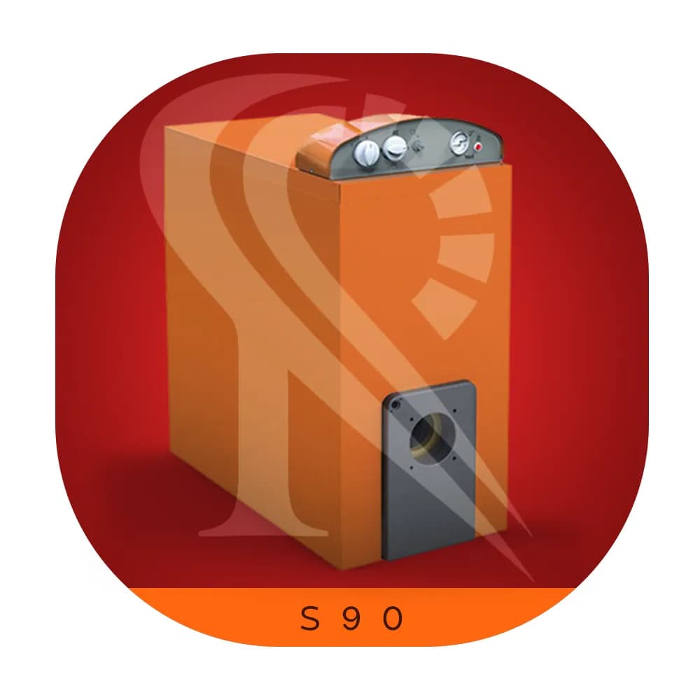 دیگ چدنی شوفاژ 5 پره | ام آی تری | مدل S90
