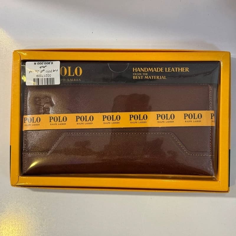 کیف پول کتی چرم طبیعی اورجینال پولو Polo — تصویر ۲