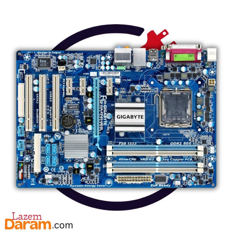 مادربرد گیگابایت GIGABYTE GA-EP41-UD3L | سوکت LGA 775 | پشتیبانی از رم DDR2 | استوک، سالم و تست‌شده
