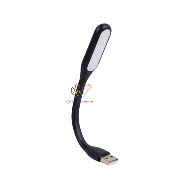 لامپ USB LED رنگ مشکی — تصویر ۴