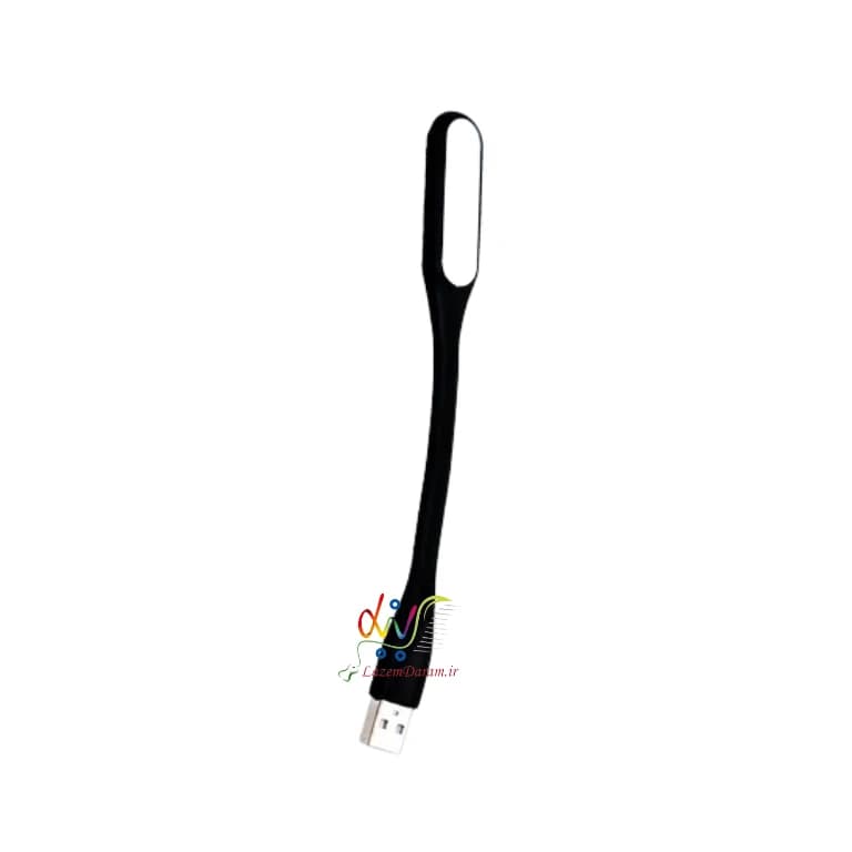 لامپ USB LED رنگ مشکی — تصویر ۳