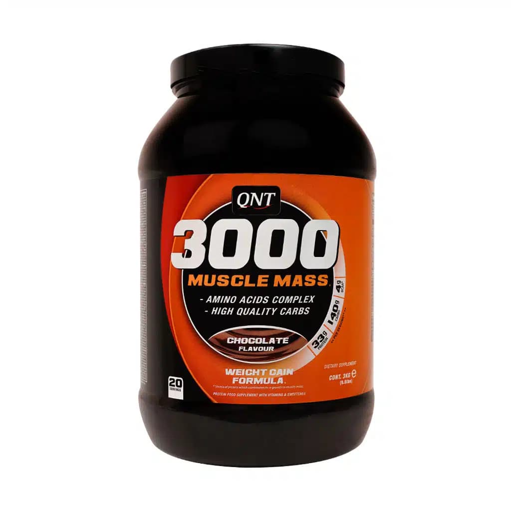 گینر ماسل مس 3 کیلوگرم Muscle mass QNT
