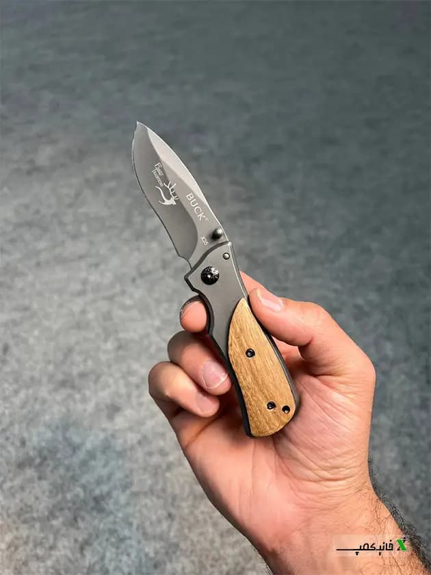 چاقو ضامن دار برند باک کد X35