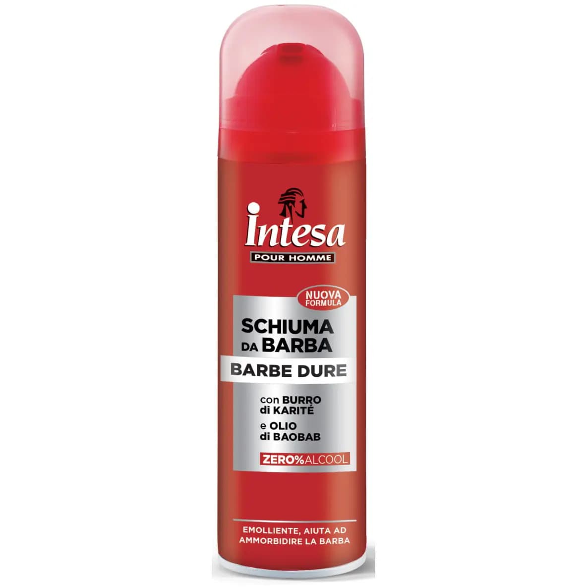 فوم اصلاح اینتسا حاوی شی باتر و روغن بائوباب 300 میل Intesa Schiuma da Barba Barbe Dure