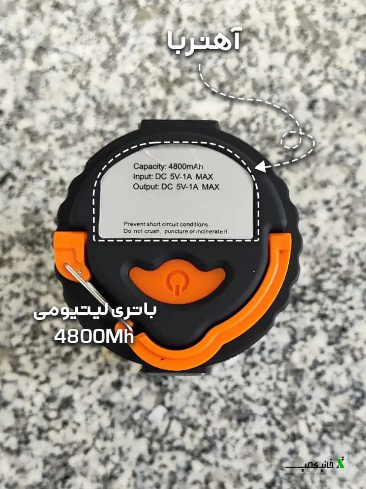 چراغ چادر شارژی کمپی مدل YD-29 — تصویر ۴