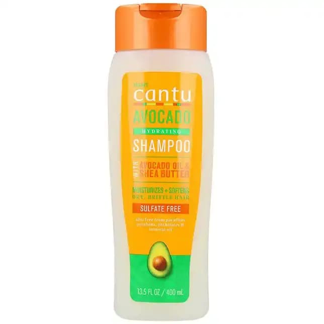 شامپو آبرسان کانتو برای موهای فر حاوی آواکادو و شی باتر 400 میل Cantu Avocado Hydrating Shampoo