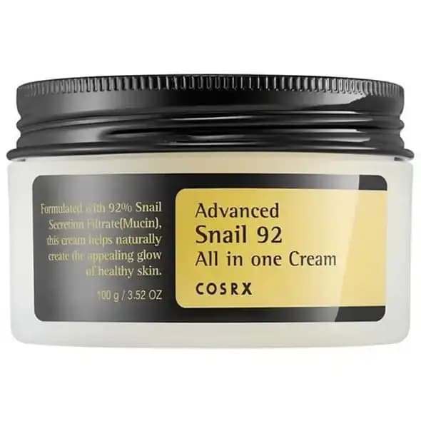 کرم کوزارکس چند منظوره 92% ترشحات حلزون 100 گرمی COSRX Advanced Snail 92 All in One Cream