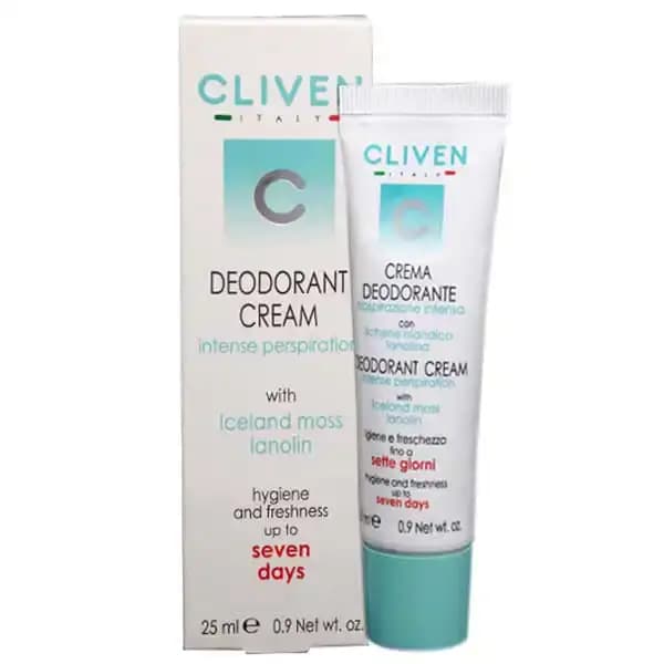 کرم دئودرانت هفت روزه کلیون 25 میل Cliven Deodorant Cream 7 Days