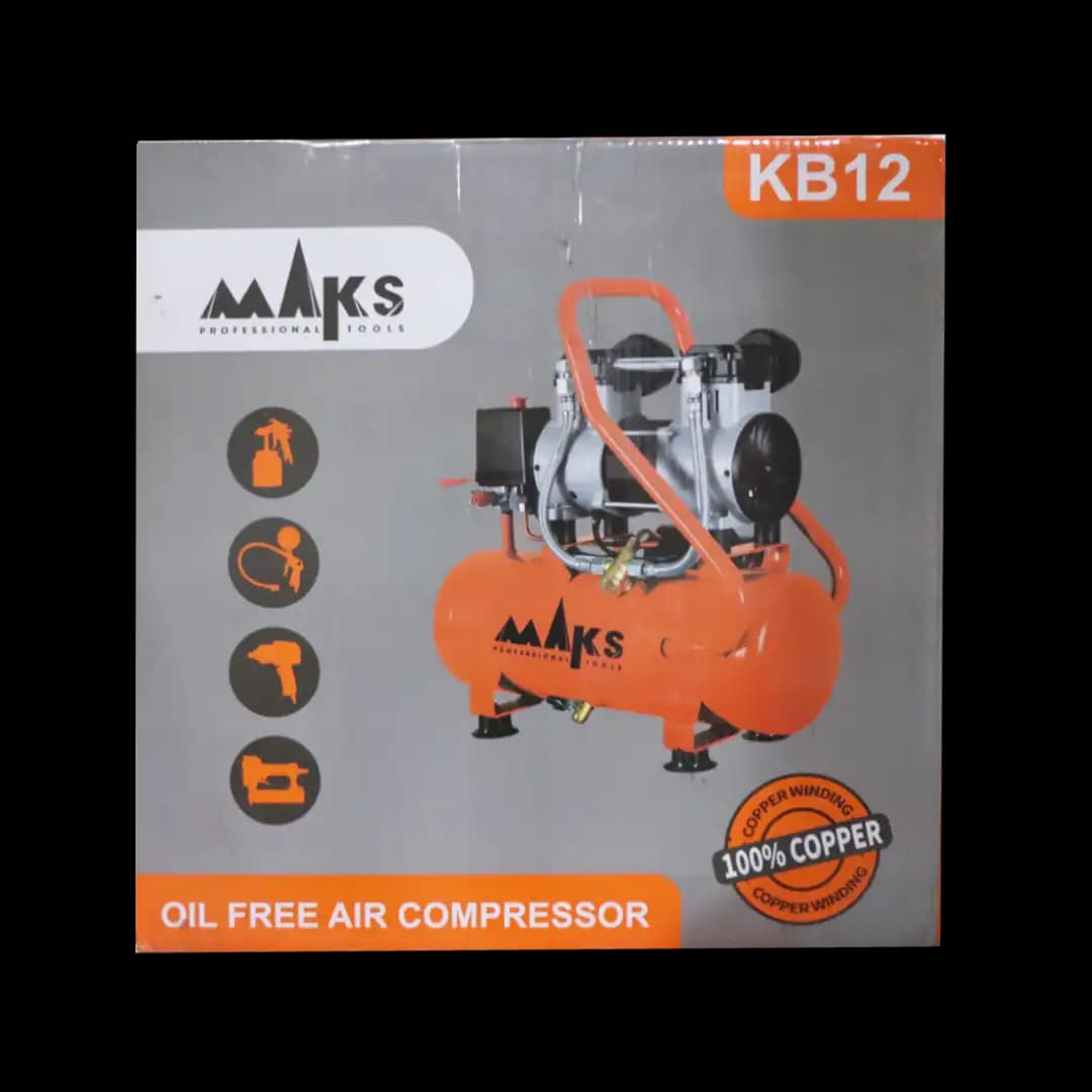 کمپرسور باد 12 لیتری سایلنت مکث (مکس) مدل KB12 — تصویر ۲