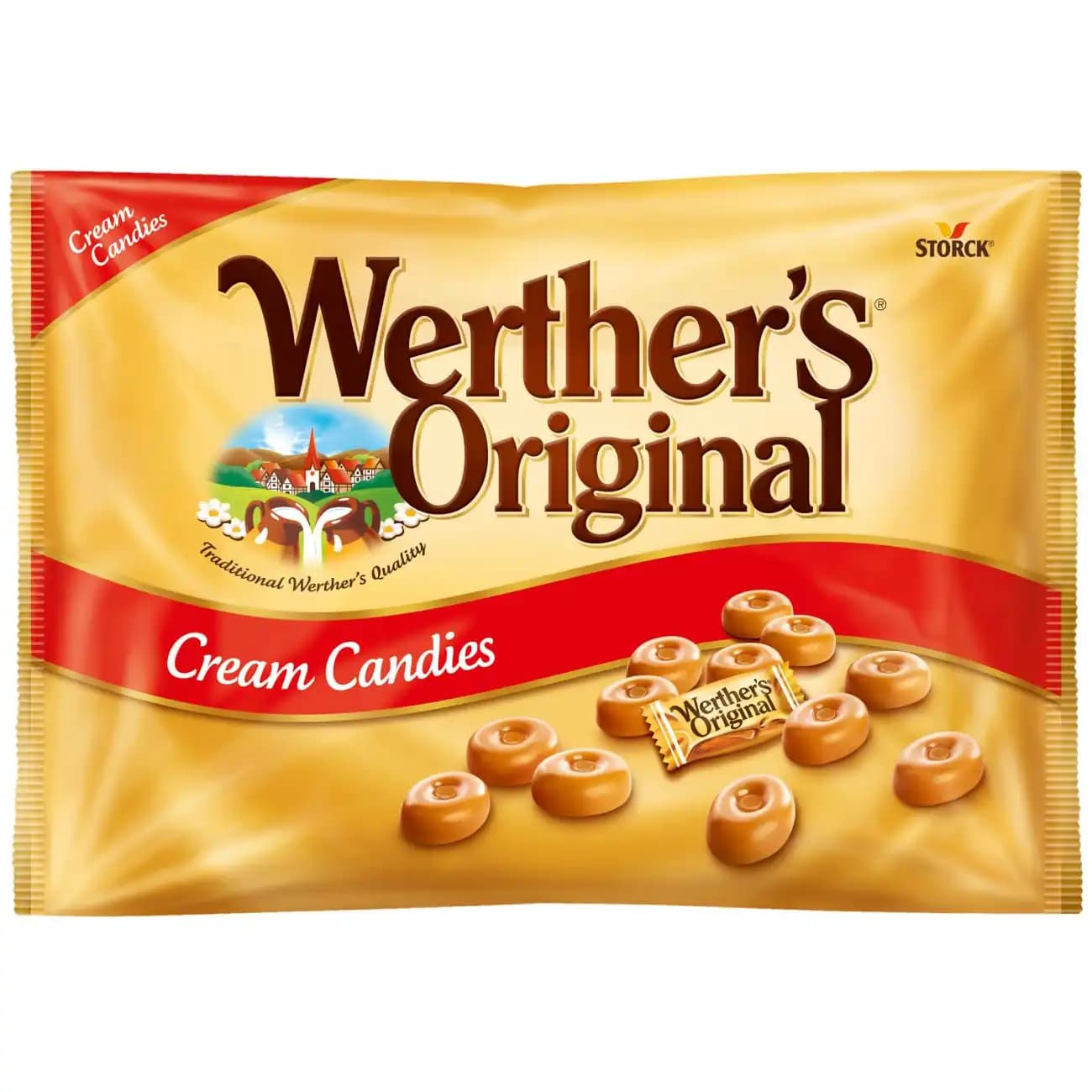 آبنبات کرم دار وردرز اورجینال 1 کیلویی Werther’s Original Cream Candies