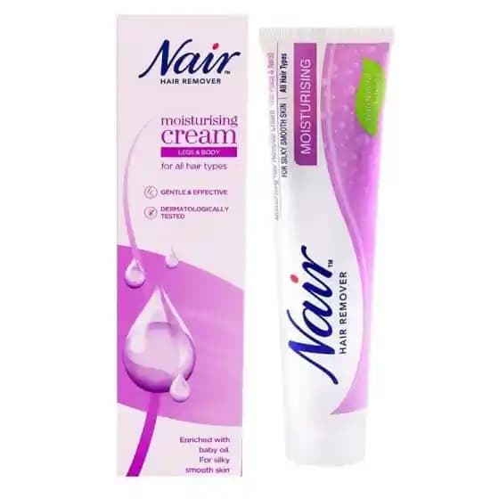 کرم موبر بدن رطوبت رسان نیر برای پا و بدن 80 میل Nair Moisturizing Hair Remover Cream
