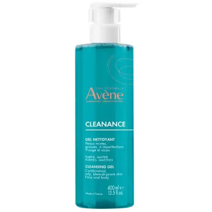 ژل شستشوی صورت و بدن اون کلینانس برای پوست چرب و مستعد جوش 400 میل Avene Cleanance Nettyant Gel