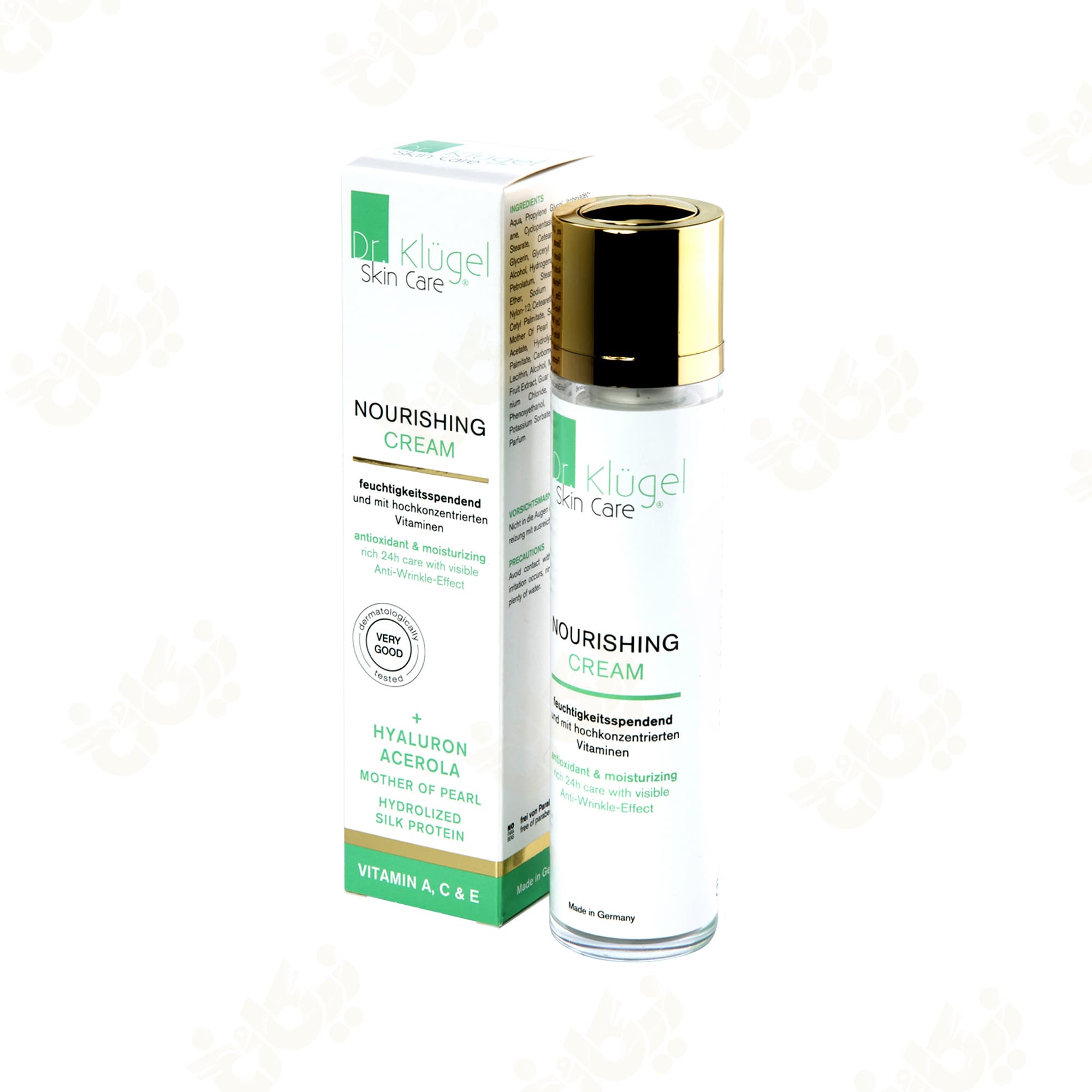 کرم مغذی،آبرسان و ضد چروک 24 ساعته نوریشینگ دکتر کلوگل 50ml