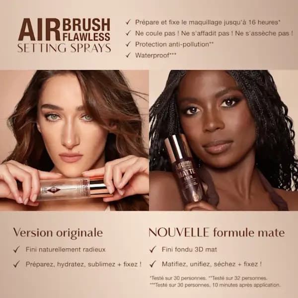 اسپری فیکس شارلوت تیلبری مدل AIRBRUSH FLAWLESS SETTING SPRAY — تصویر ۵