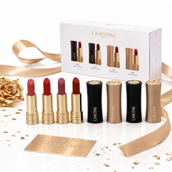 ست رژ لب لوکس لانکوم L’Absolu Rouge Intimatte — تصویر ۲