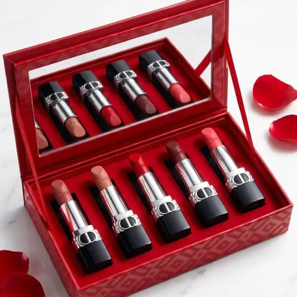 پک رژ لب مینی کریستین دیور مدل Christian Dior Rouge Dior Mini Lipstick Set — تصویر ۲