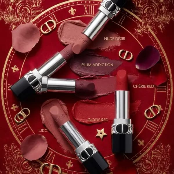 پک رژ لب مینی کریستین دیور مدل Christian Dior Rouge Dior Mini Lipstick Set — تصویر ۳