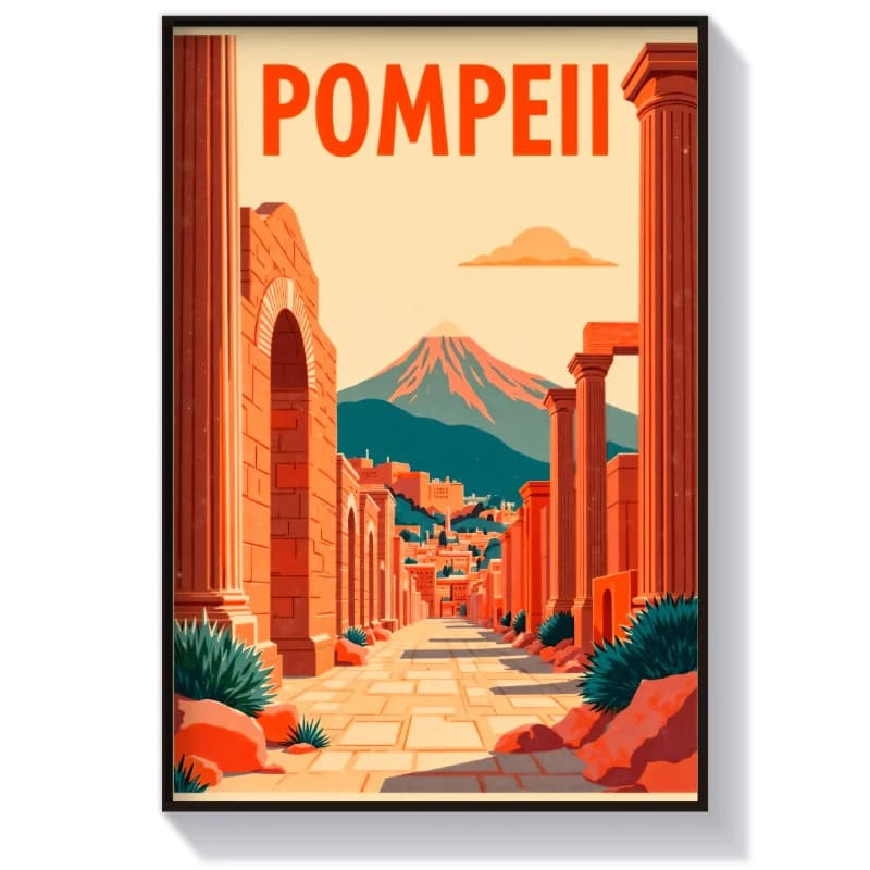 تابلو و پوستر گرافیکی Pompeii