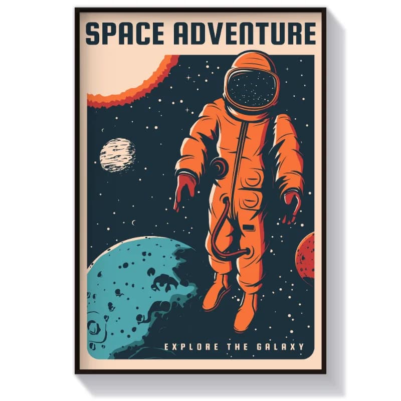 تابلو و پوستر فضانورد Space adventure