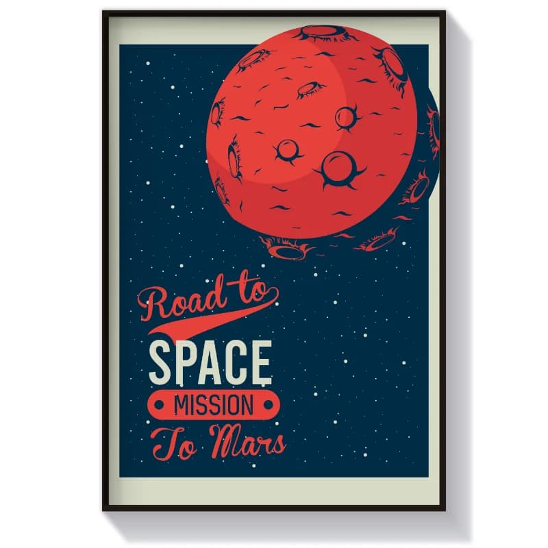 تابلو و پوستر فضا Road to space