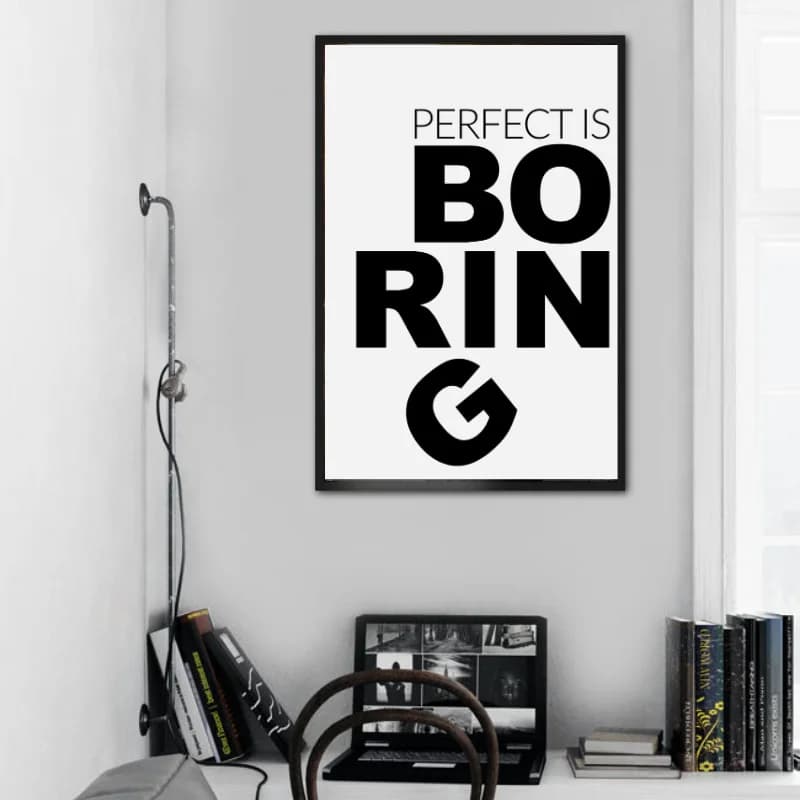 تابلو متن طرح Boring — تصویر ۲