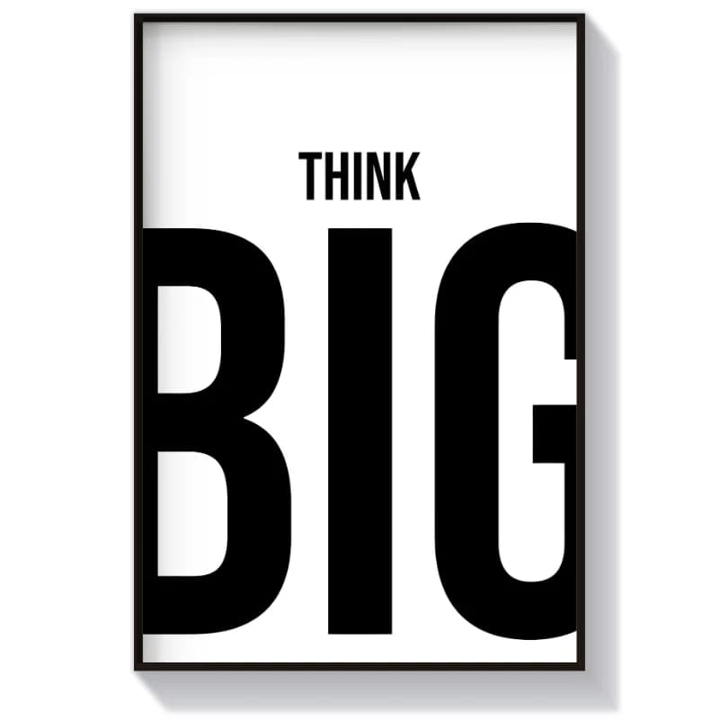 تابلو متن طرح Big