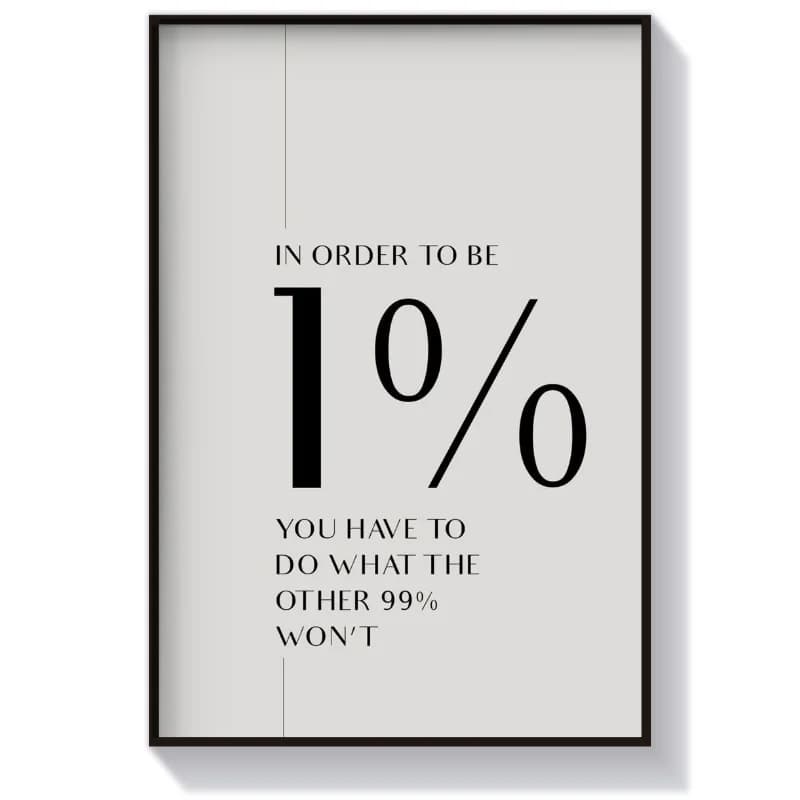 تابلو متن طرح 1%