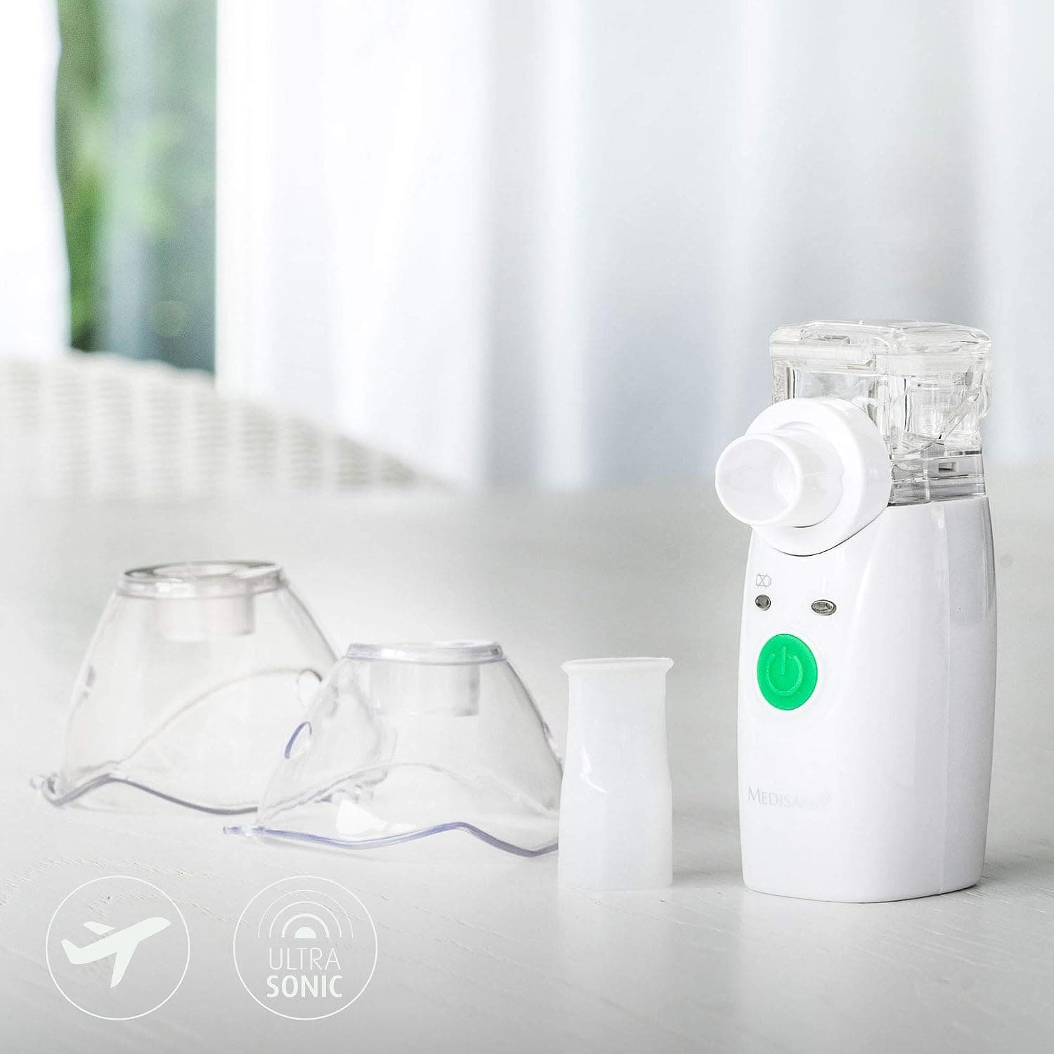 نبولایزر قابل حمل مدیسانا مدل IN 525 اولتراسونیک | Medisana IN 525 Travel Inhaler — تصویر ۲