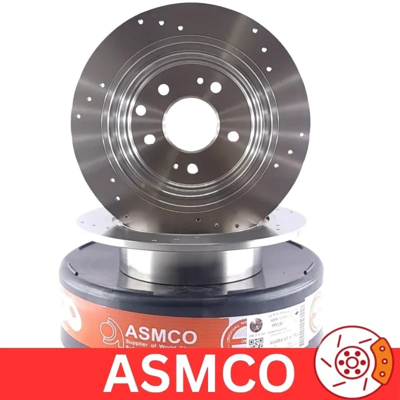 دیسک چرخ عقب هایما S5 سوراخ دار برند آسمکو ASMCO (2 عددی)