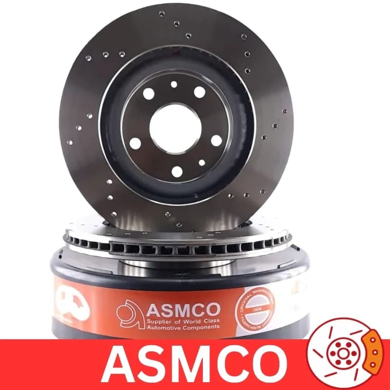 دیسک چرخ جلو ام وی ام MVM X33 سوراخ دار برند آسمکو ASMCO (2 عددی)