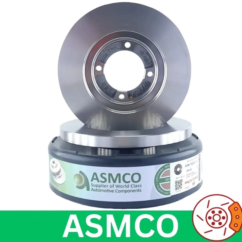 دیسک چرخ جلو مزدا وانت 2000 برند آسمکو ASMCO (2 عددی)