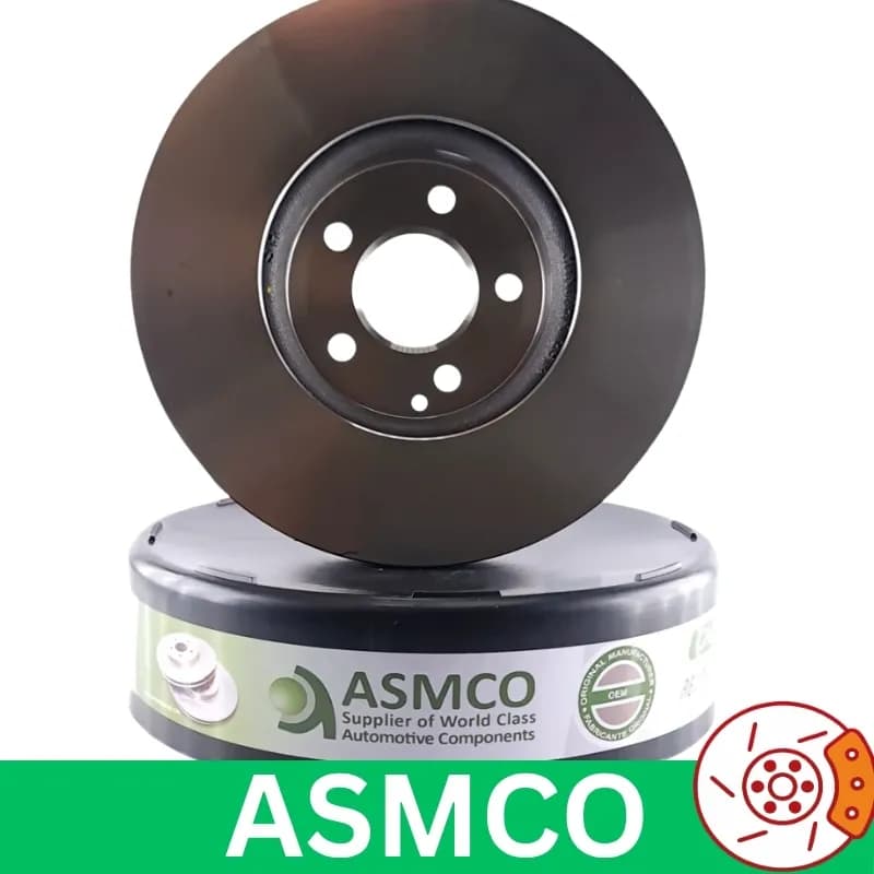 دیسک چرخ جلو مرسدس بنز کلاس C مدل 2008 تا 2014 برند آسمکو ASMCO (2 عددی)