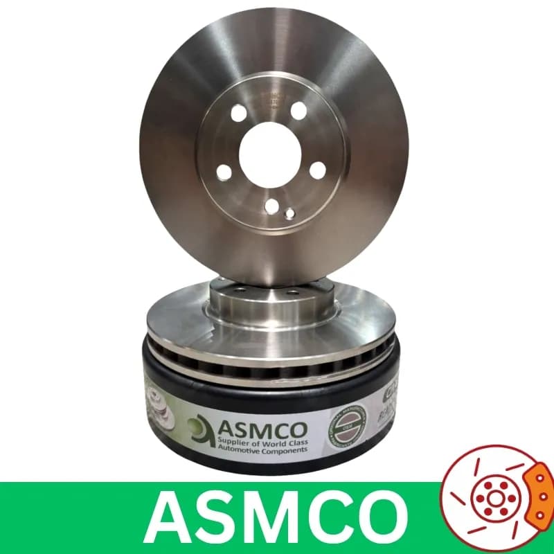 دیسک چرخ جلو مرسدس بنز E300 برند آسمکو ASMCO (2 عددی)
