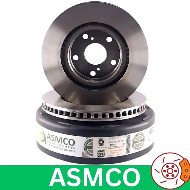 دیسک چرخ جلو تویوتا کمری 2007 برند آسمکو ASMCO