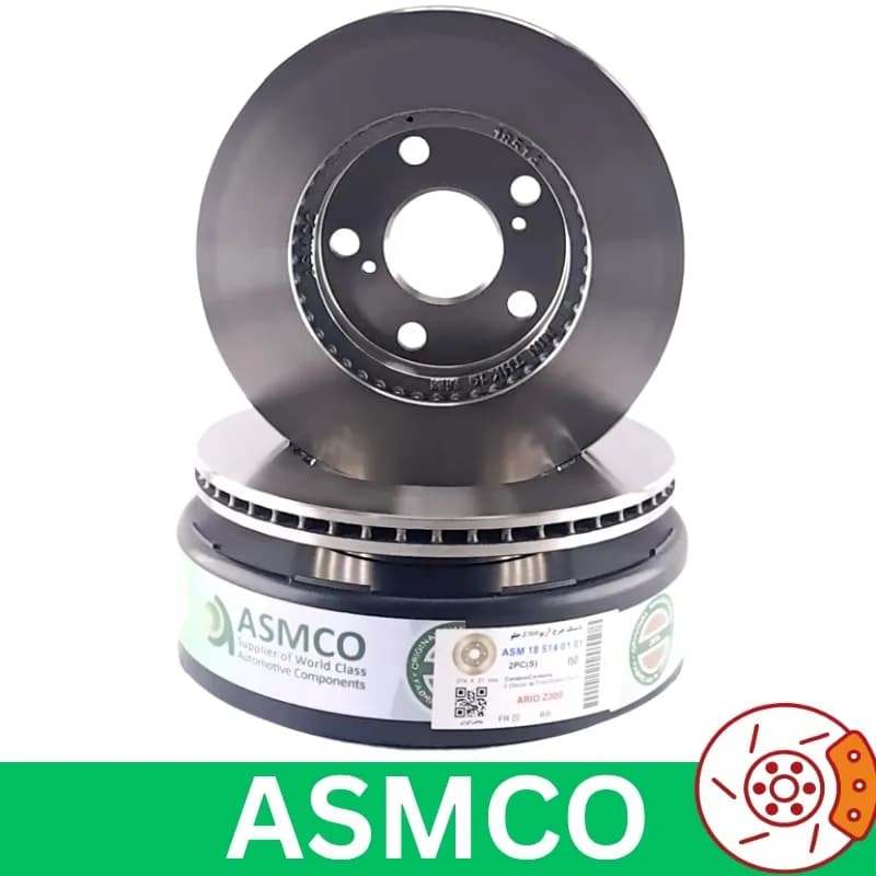 دیسک چرخ جلو آریو زوتی Z300 پیچ چرخ 15 برند آسمکو ASMCO