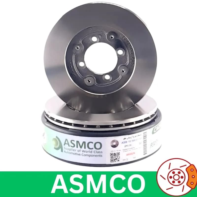 دیسک چرخ جلو آریسان 1 ضخامت 20 میل برند آسمکو ASMCO