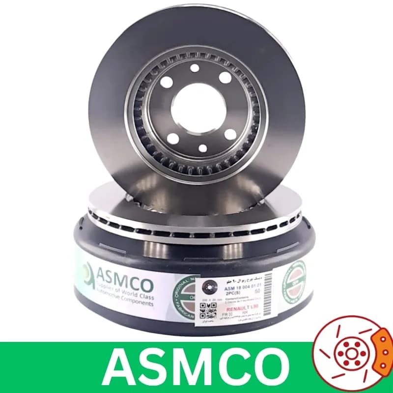 دیسک چرخ جلو تندر ال 90 برند آسمکو ASMCO