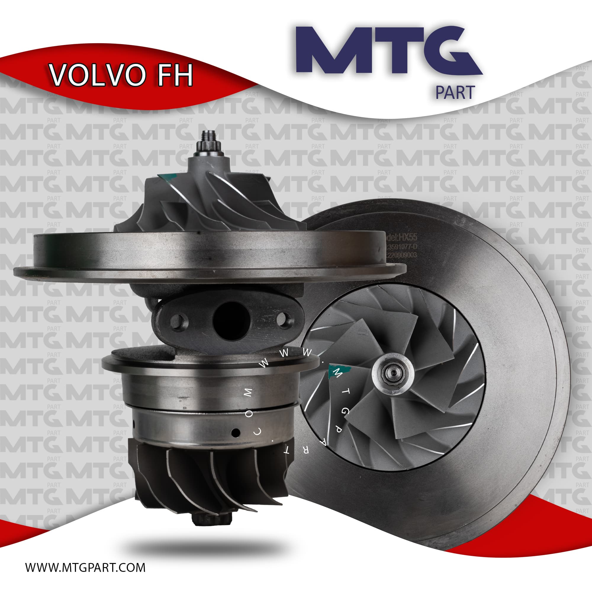 کارتریج توربو شارژ ولوو اف اچ 13 VOLVO FH (درجه 3)