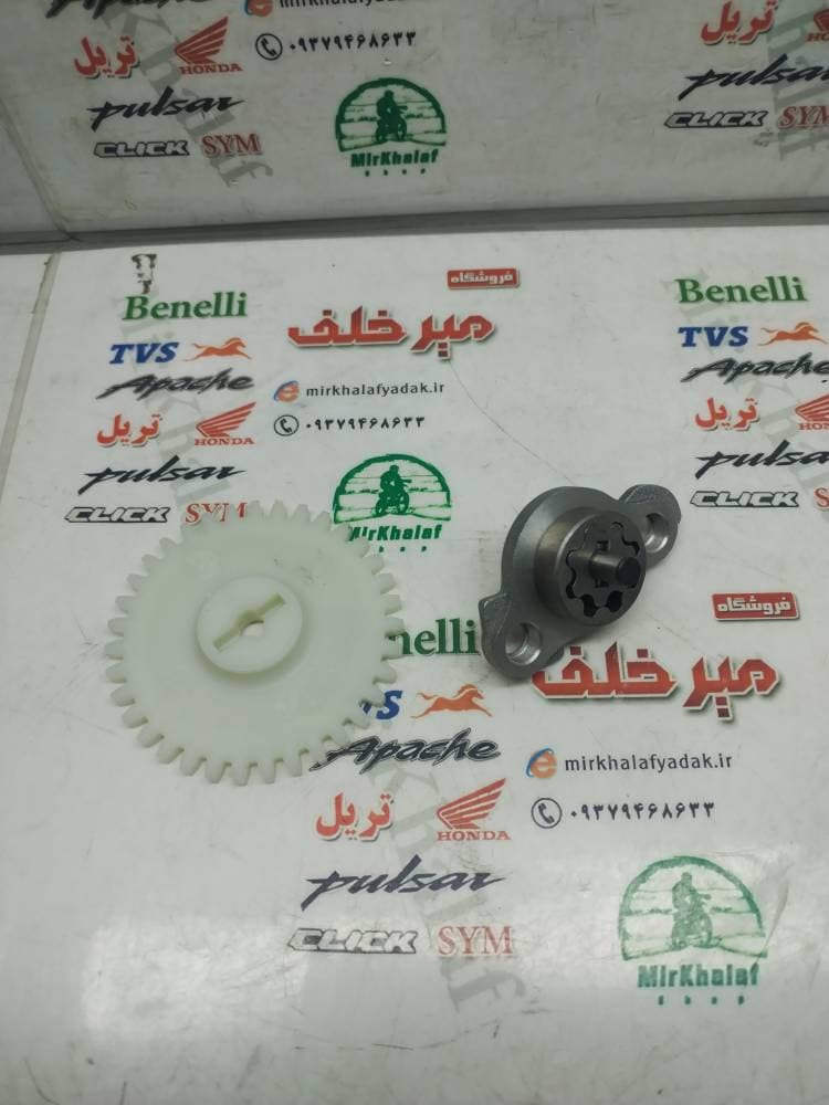 اویل پمپ روغن کامل همراه دنده موتور یاماها طرح ایروکس nvx — تصویر ۲