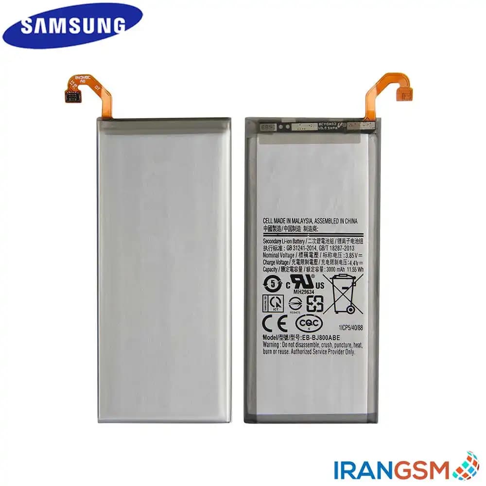 باتری موبایل سامسونگ Samsung Galaxy J6 2018 SM-J600 مدل EB-BJ800ABE